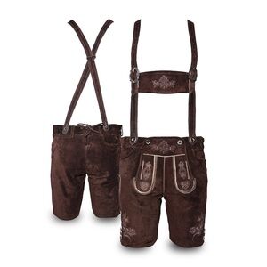Touch&Torn Adult Bavarian Trachten German Lederhosen Men with Suspender